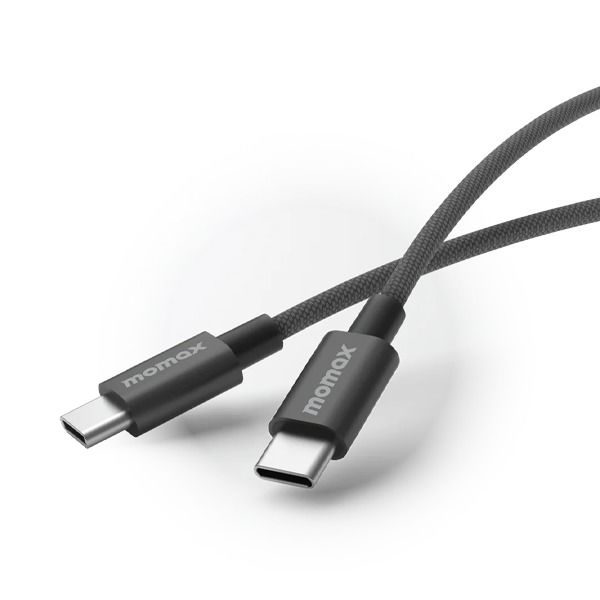 كيبل موماكس Elite بقوة 60 واط USB-C مقاس 1.5 متر | أسود كيبل موماكس Elite بقوة 60 واط USB-C مقاس 1.5 متر | أسود